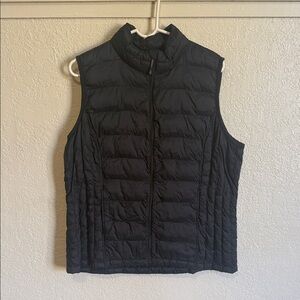 Women's Black Quilted Vest